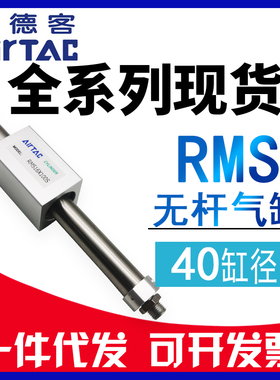 替亚德客无杆气缸RMS40x200x300x400x500x600x700x800x1000-FA-LB