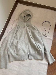 FLOWER2025秋冬新款 外套 针织拉链开衫