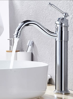 Lima铜艾斯弯仿古水龙头83台上盆洗手盆洗手池洗脸盆家用复古