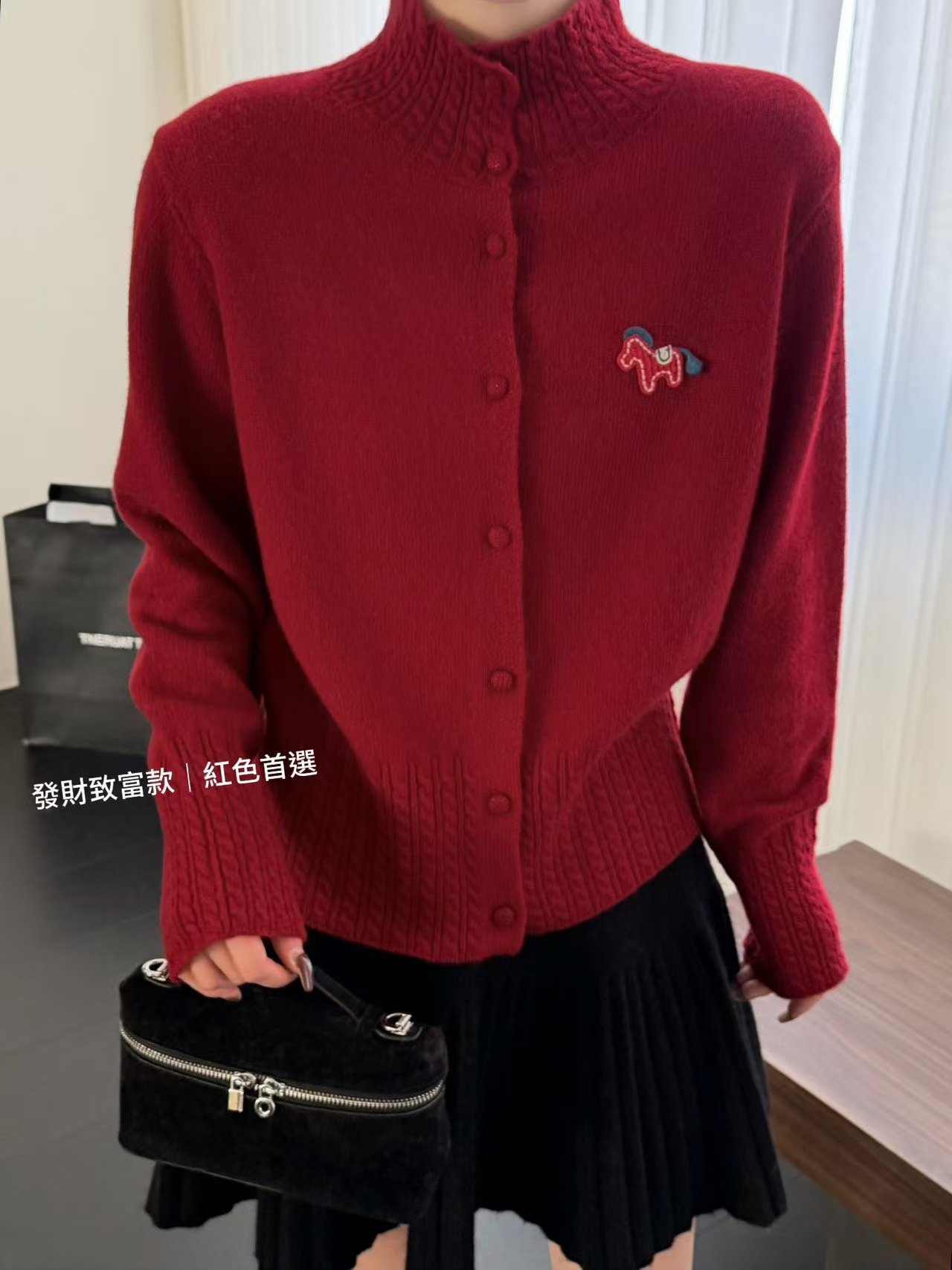 韩系麻花2026春装新款韩版宽松显瘦立领针织衫女百搭毛衣上衣打底,女装/女士精品,毛针织衫,淘宝优惠券,粉丝福利购,淘宝优惠卷