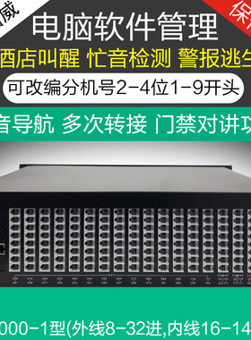 国威GW2000-1 程控电话交换机8 16 24 32进72 80 88 96 104 112出