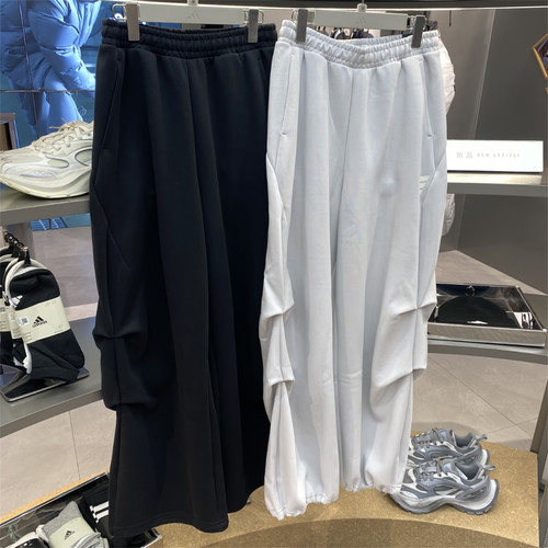 Adidas阿迪达斯 FOS女子运动休闲潮流针织阔腿长裤 KS0077 KS0079