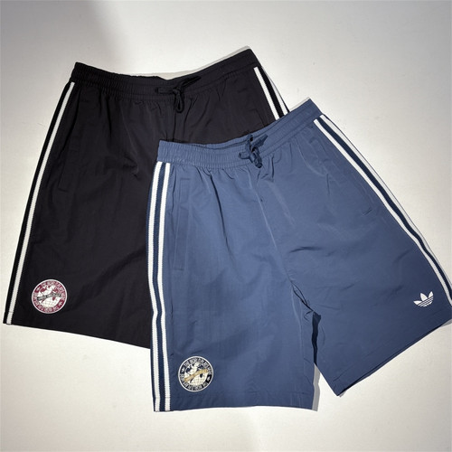 Adidas三叶草 男女运动休闲潮流复古梭织宽松短裤 KY3339 KY3340