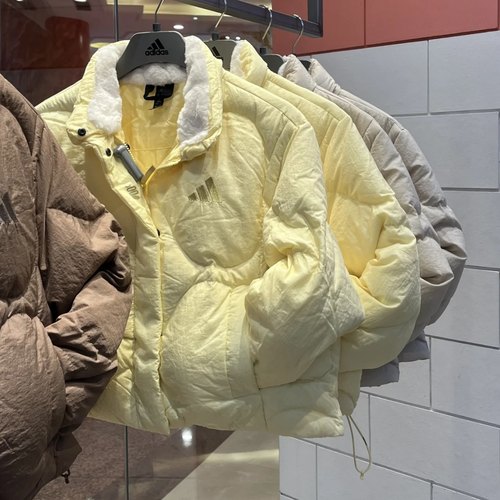 Adidas阿迪达斯 女子运动休闲潮流面包服羽绒服外套JG5944 JG5946