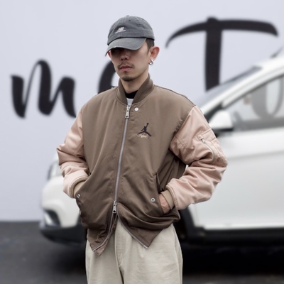 Nike耐克 Air Jordan AJ男子运动休闲潮流MA1飞行夹克外套 DV7613