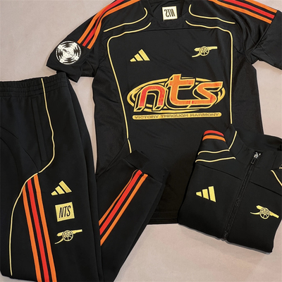 阿迪达斯 NTS联名阿森纳男子足球夹克外套长裤球衣 JL8049 JL8050