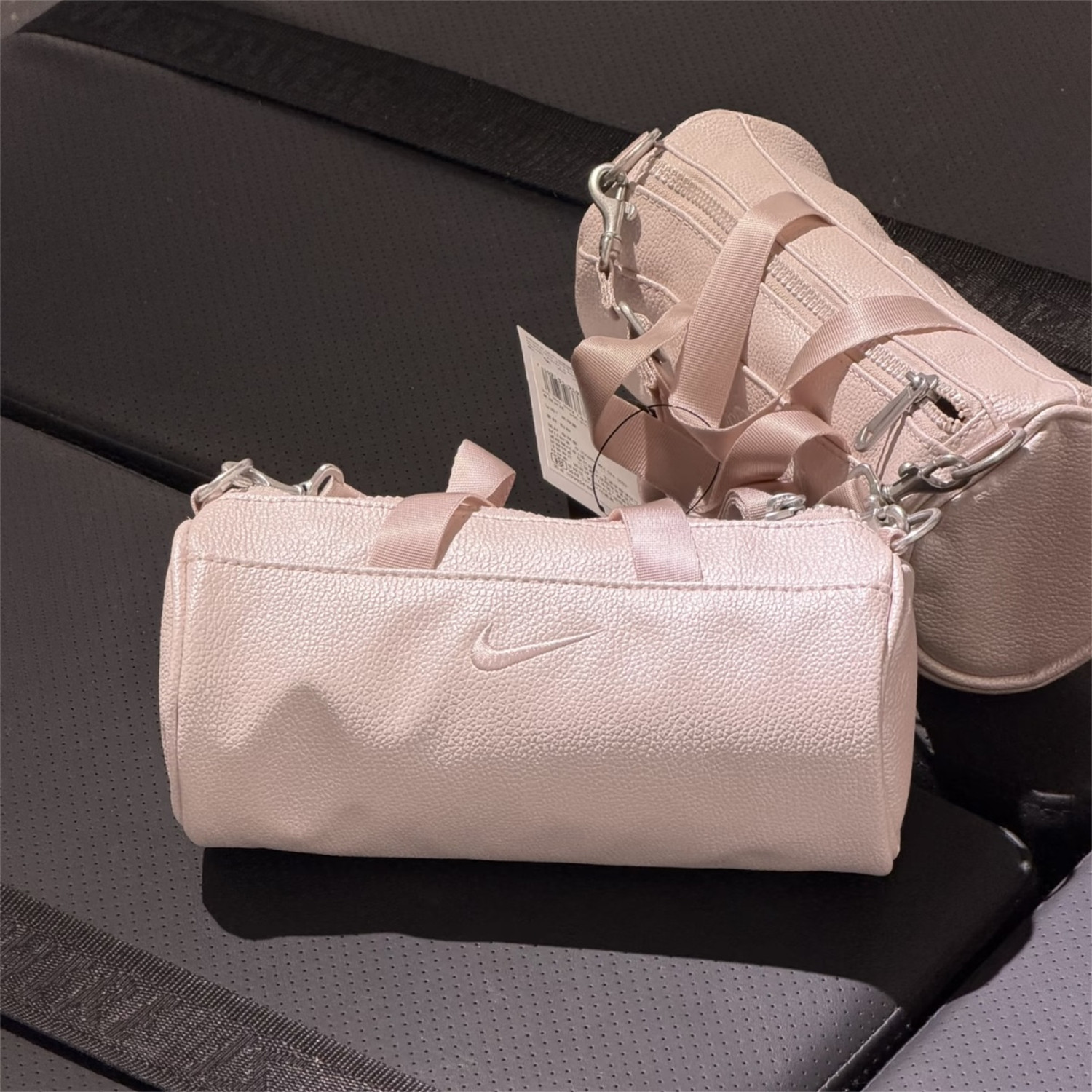 Nike耐克 CNY新年款 女子运动休闲潮流拎包背包小圆筒包 IQ3424