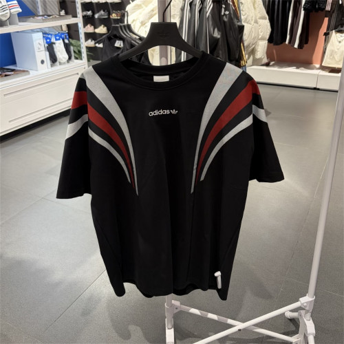 Adidas三叶草 男女运动休闲潮流复古宽松短袖T恤 KW2015 KW2016