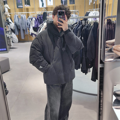 Adidas阿迪达斯 FOS 男子运动休闲潮流户外宽松羽绒服外套 KC2590