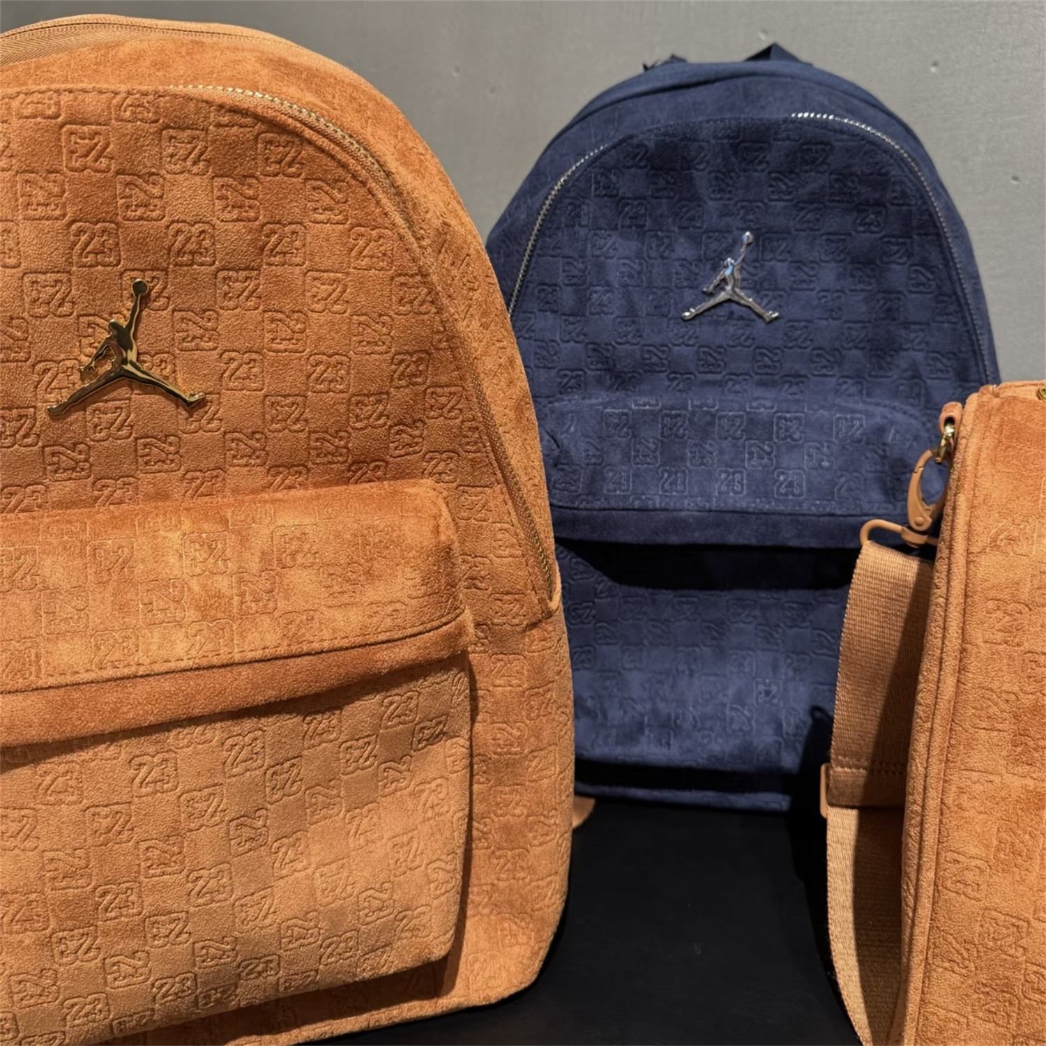 Nike耐克 Jordan 男女运动休闲潮流棋盘格双肩背包 JD2533180AD