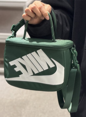 Nike耐克 男女运动休闲潮流鞋盒刺绣mini小背包单肩包挎包 FN3059