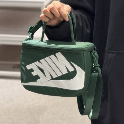 Nike耐克 男女运动休闲潮流鞋盒刺绣mini小背包单肩包挎包 FN3059