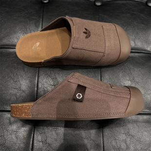 三叶草 男女运动潮流复古软木塞穆勒鞋勃肯鞋凉拖鞋JR3587 JP9189