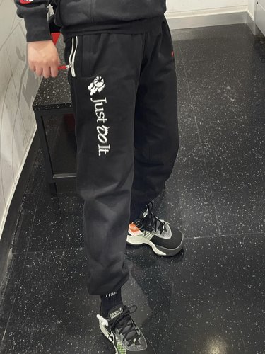 Nike耐克 龙年限定男子运动休闲潮流刺绣针织束脚加绒长裤 FZ6381