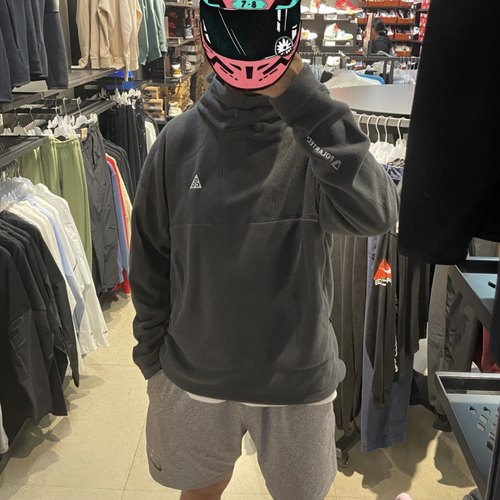 Nike耐克 ACG男子运动休闲潮流刺绣户外加绒连帽卫衣帽衫 DQ5780