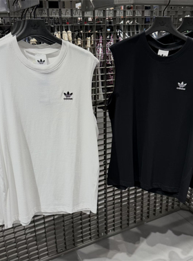 Adidas三叶草 男子运动休闲潮流经典宽松坎肩背心 KD0691 KE3396