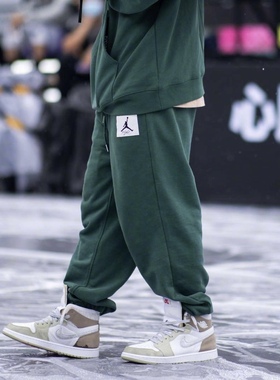 Nike耐克 Air Jordan 秋季男子运动休闲保暖针织收口长裤 DA9813