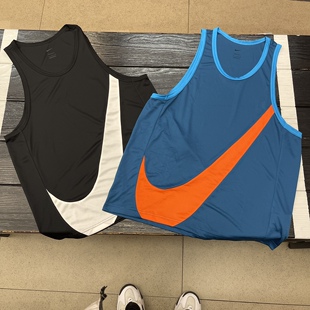 Nike耐克 SWOOSH大勾子男子运动休闲篮球训练透气速干背心 DH7133