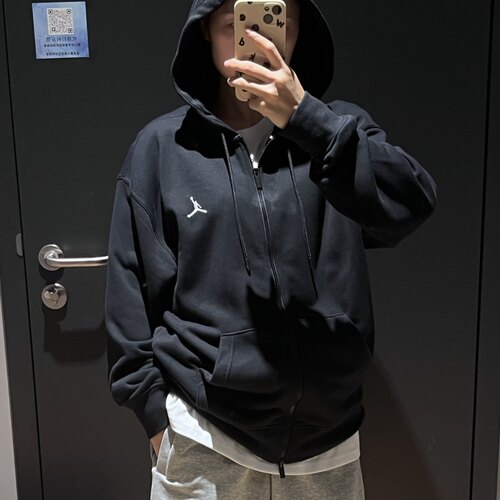 Nike耐克 Jordan AJ秋季新款男子运动休闲针织连帽外套 FV7292
