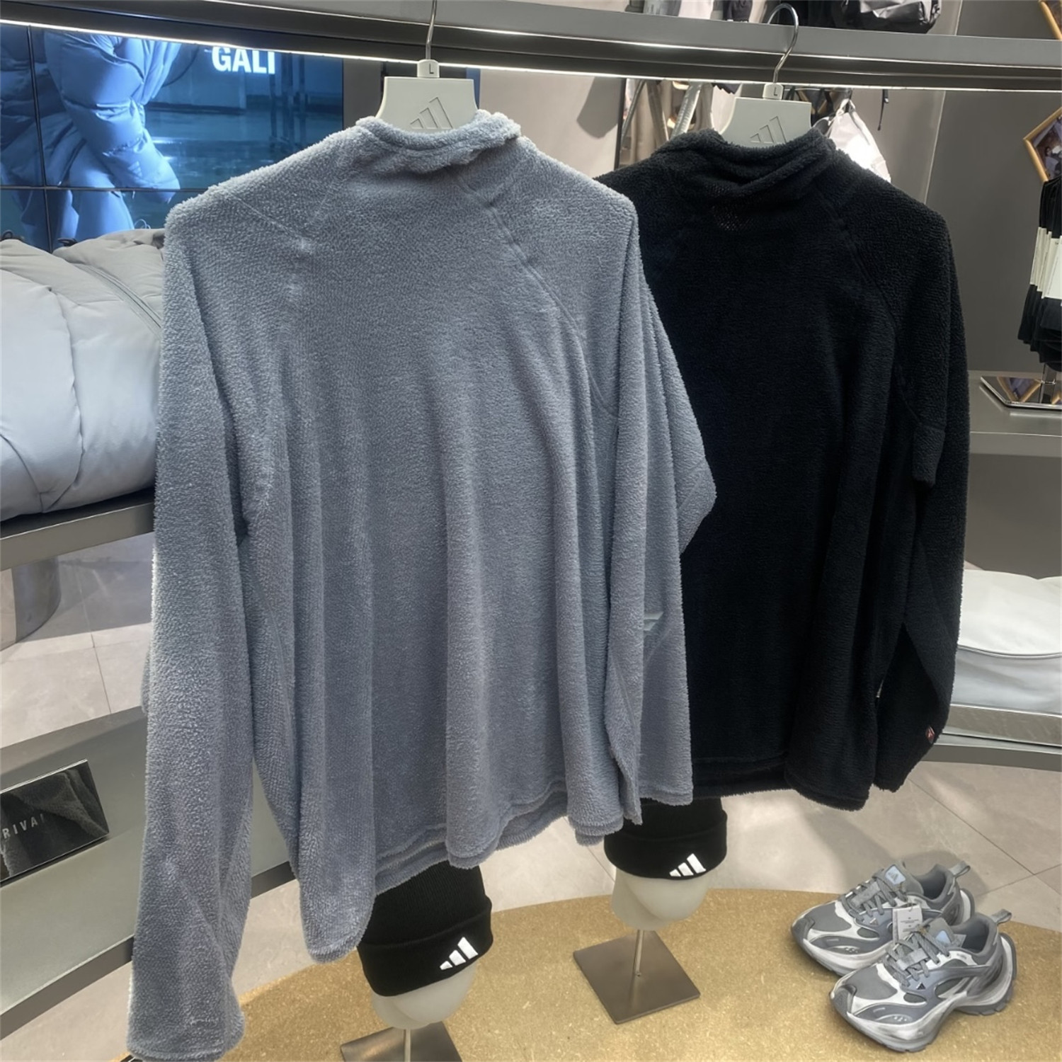 Adidas阿迪达斯 FOS男子运动休闲潮流针织连帽卫衣 KS0050 KR0473