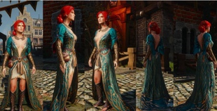 帝都动漫cosplay 巫师3 特莉丝 cos假发来图定制 发包二次元造型