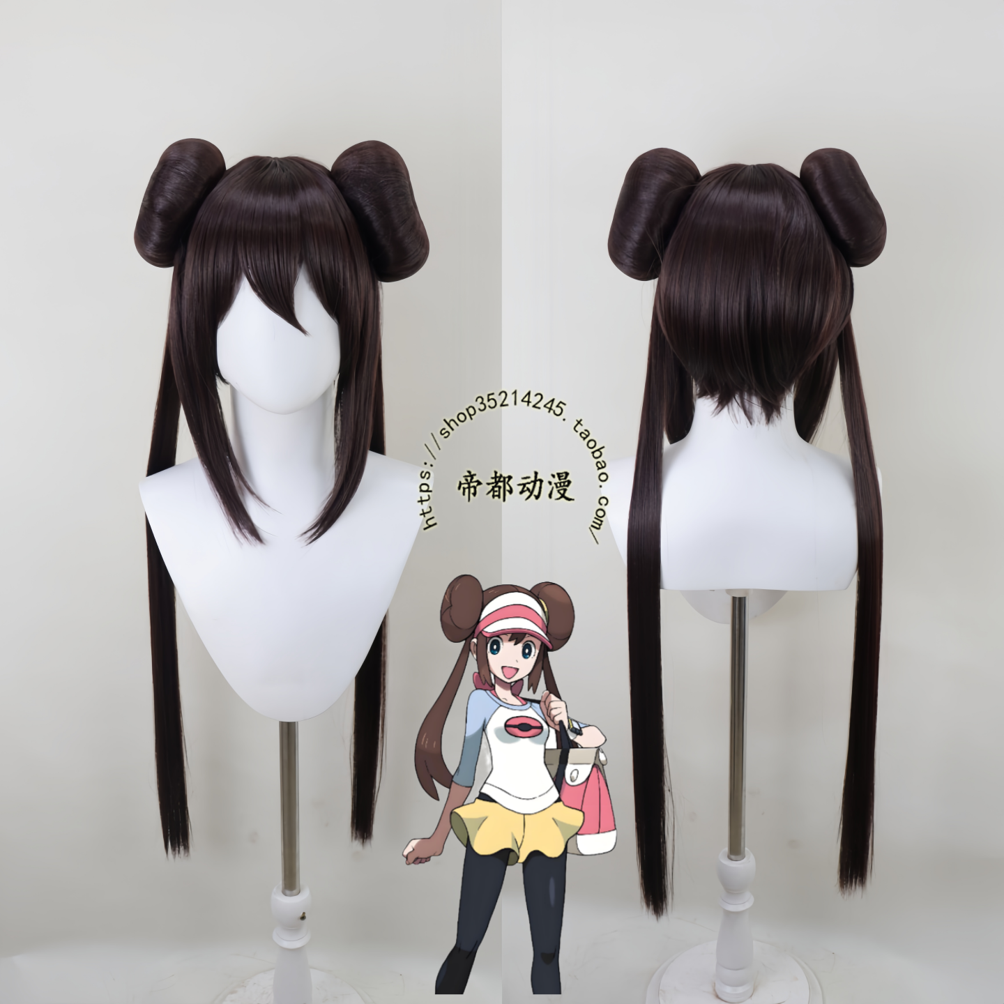 帝都动漫osplay 宠物小精灵 神奇宝贝 芽衣cos假发 成品 来图定制