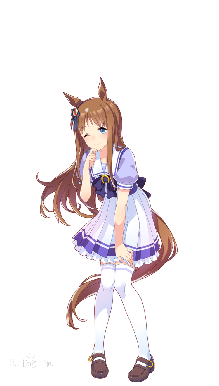 动漫cosplay假发套cos赛马娘草上飞浅棕色微卷长尾巴游戏定制假毛