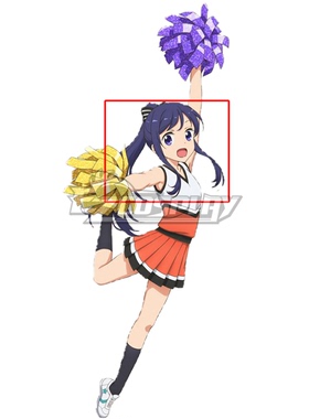 帝都动漫cosplay假发套COS Anima Yell!-有马日诘  高马尾定制假