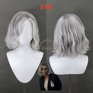帝都动漫cosplay 生化危机9安魂曲 格蕾丝 cos假发 来图定制造型