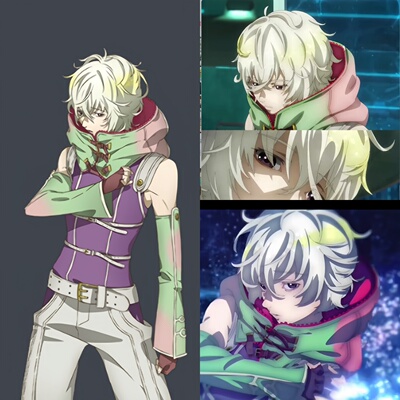 帝都动漫COSPLAY 古诺希亚 gnosia 雷木楠 库库西卡 cos假发 成品