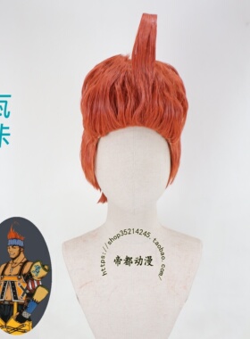 帝都动漫 cosplay 最终幻想10 Wakka 瓦卡 cos假发 定制冲天造型