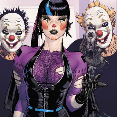 动漫cosplay假发套来图定做COS人物DC笑点 punchline头发定制假毛