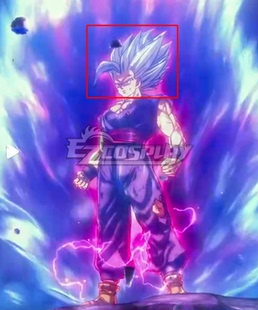 帝都动漫cosplay假发套COS 龙珠超 SUPER HERO-孙悟饭银发