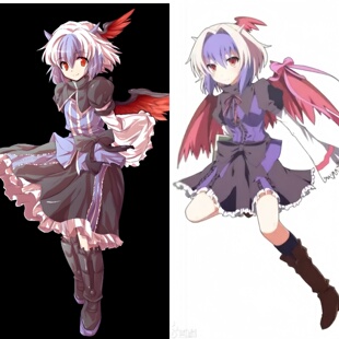 帝都动漫cosplay 东方Project 朱鷺子 cos假发 成品 来图定制