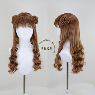 帝都动漫cosplay 神风怪盗贞德 日下部栗cos假发 成品 来图定制
