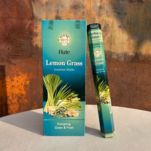 印度进口Flute正品线香柠檬草LemonGrass 香薰家用室内卫生间除味