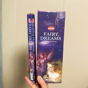 进口HEM印度香线香仙女梦FAIRY 坠入温柔乡 DREAMS｜邂逅梦幻紫