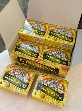 塔香好运幸运香 GOOD FORTUNE 印度香HEM进口正品薰香锥香 福气好