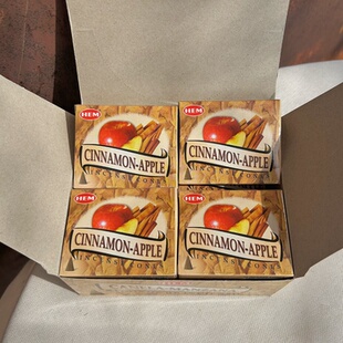 【新品】HEM印度进口塔香 肉桂苹果香CINNAMON APPLE锥香正品香薰