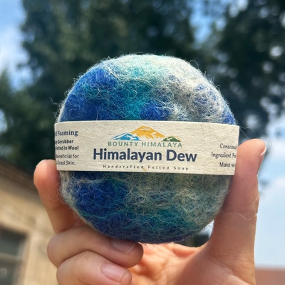 HIMALAYA尼泊尔羊毛毡手工皂冷制皂喜马拉精油香皂-喜马拉雅露水