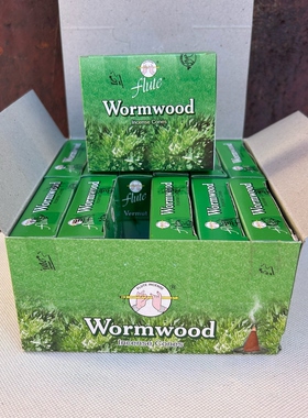 印度进口塔香flute老牌-艾草Wormwood 家用室内办公香薰锥香净化