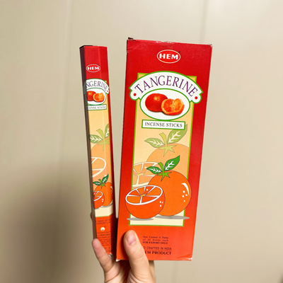 橘子香｜印度进口HEM薰香进口线香 TANGERINE柑橘香果香清新甜香
