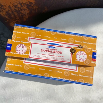 印度进口NAG CHAMPA赛巴巴·檀香木 SANDAL WOOD 经典款木香SATYA