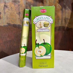 清新果香香薰竹签香正品 APPLE 绿苹果香GREEN 印度进口HEM线香