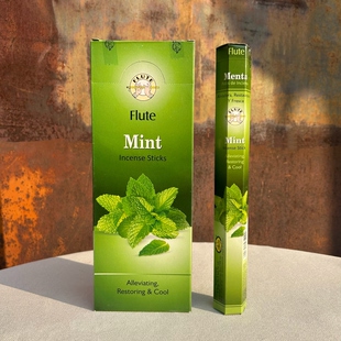 印度进口Flute正品线香薄荷Mint 香薰家用室内卫生间除味持久留香