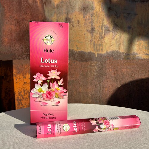 印度进口Flute正品线香荷花Lotus 家用香薰室内卫生间除味