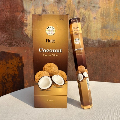 印度进口Flute正品线香椰子香Coconut 香薰家用室内卫生间除臭