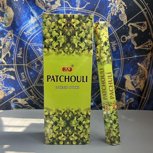 印度进口香薰正品RAJ广藿香PATCHOULI 竹签线香熏香净化空气