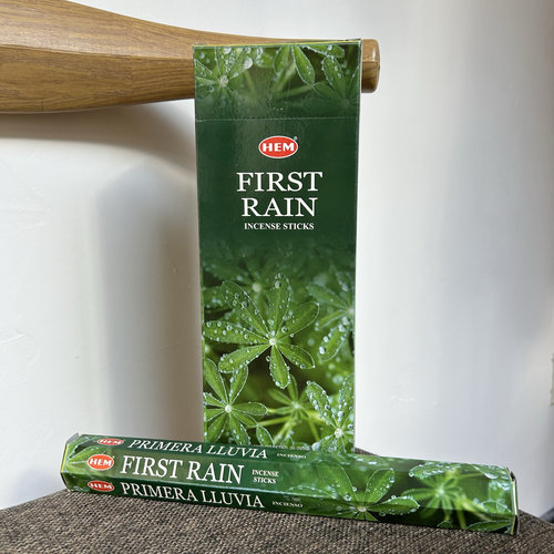 进口印度HEM First Rain 初雨 线香熏香家用室内净化竹签香 放松