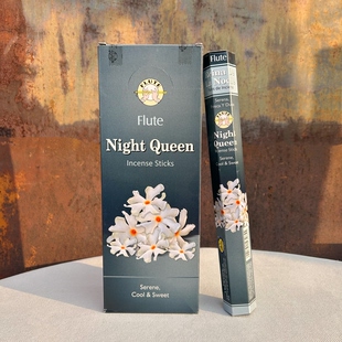 印度进口Flute正品线香夜来香NightQueen 香薰家用室内卫生间除臭